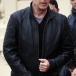 Bruce Willis red 2 leather jacket