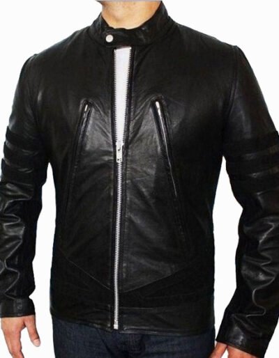 Logan Black Leather Jacket