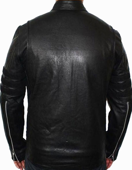 Logan Black Leather Jacket