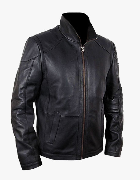 Bruce Willis red 2 leather jacket