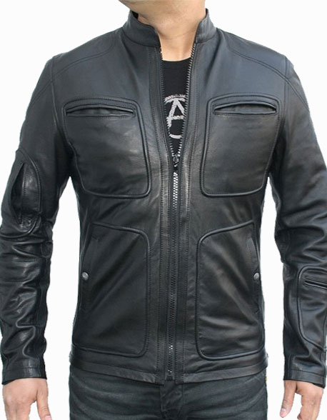 kirk star trek leather jacket
