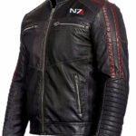 New Mass Effect N7 Genuine Leather Jacket