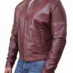mens leather jacket