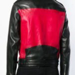 Panelled Red and White jacket
