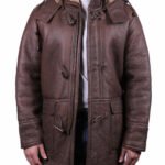 Men's shearling sheepskin duffle coat - Alaska - Image 1