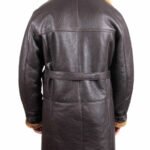 men shearling sheepskin duffle coat