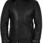 men shearling sheepskin jacket