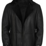 men shearling sheepskin jacket