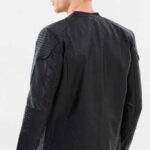 STEVEN MATT BLACK LEATHER JACKET