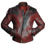 Guardians Distressed Red Maroon jacket