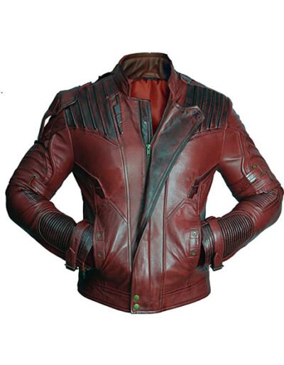 Guardians Distressed Red Maroon jacket