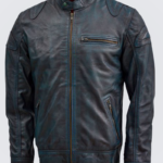 Blue-Leather-Jacket-with-Reddish-Shade
