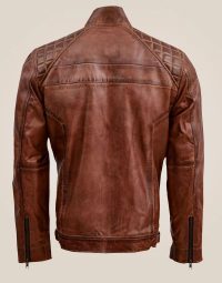 Classic Brown Waxed leather jacket