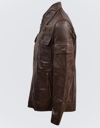 Men’s Brown Sheep Leather Jacket