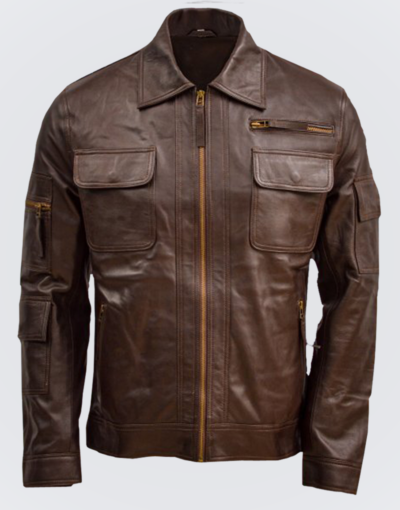 Men’s Brown Sheep Leather Jacket