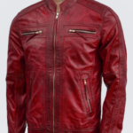 Mens-Vintage-Maroon-Leather-Jacket