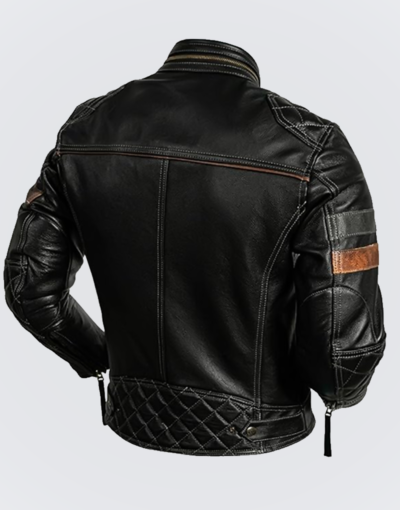 Mens-Genuine-Sheep-Skin-Leather-Biker-Jacket