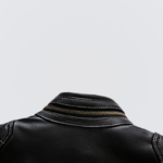 Mens-Genuine-Sheep-Skin-Leather-Biker-Jacket