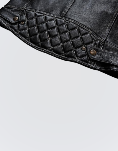 Mens-Genuine-Sheep-Skin-Leather-Biker-Jacket