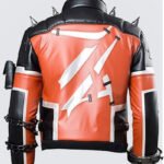 Slasher-76-Black-and-Orange-Biker-Coat