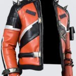 Slasher-76-Black-and-Orange-Biker-Coat