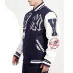 Men's New York Yankees Mash Up Jacket - Image 4
