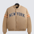 New York Knicks satin Varsity Jacket - Image 1