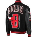 Chicago Bulls Letterman Varsity Jacket - Image 2