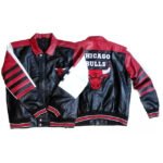 Chicago Bulls NBA Fan Real Leather Jacket - Image 3