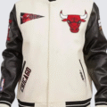 Chicago Bulls White & Black Jacket