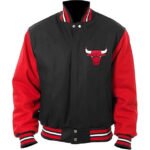 Chicago Bulls Wool Varsity Jacket - Image 4