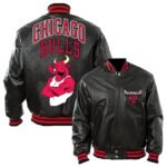 Men's Chicago Bull Letterman Jacket - Image 3