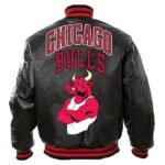Men's Chicago Bull Letterman Jacket - Image 2