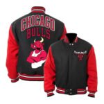 Men's Chicago Bull Wool Varsity Jacket - Image 3