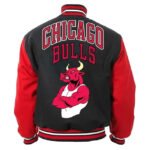 Men's Chicago Bull Wool Varsity Jacket - Image 2