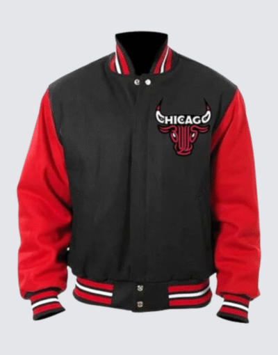 Men's Chicago Bull Wool Varsity Jacket