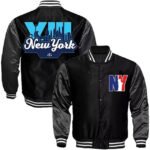 Men's New York Letterman Varsity Jacket - Image 3