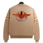 New York Knicks satin Varsity Jacket - Image 2