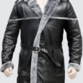 RAF Aviator B3 Black Real Leather Coat