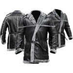 RAF Aviator B3 Black Real Leather Coat - Image 3