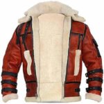 RAF Aviator B3 Bomber Leather Jacket - Image 4