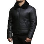 RAF Aviator B3 Shearling Bomber Jacket - Image 3