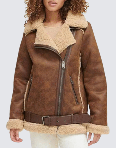 Women’s RAF Aviator B3 Leather Fur Jackets