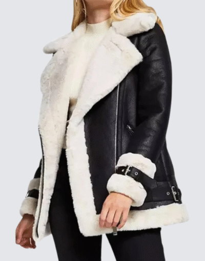 Women’s RAF Aviator B3 Leather Fur jacket