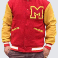 MJ Thriller Men's Letterman Varsity Jacket - Image 1