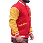 MJ Thriller Men's Letterman Varsity Jacket - Image 3