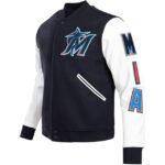 Men’s College Miami Lettermen Varsity Jacket – Classic Athletic Style Meets Modern Streetwear - Image 3