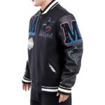 Men's Miami Mash Up Varsity Jacket - Image 4
