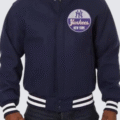 Men's New York Yankees Varsity Wool Jacket - Image 1