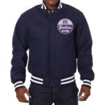 Men's New York Yankees Varsity Wool Jacket - Image 3